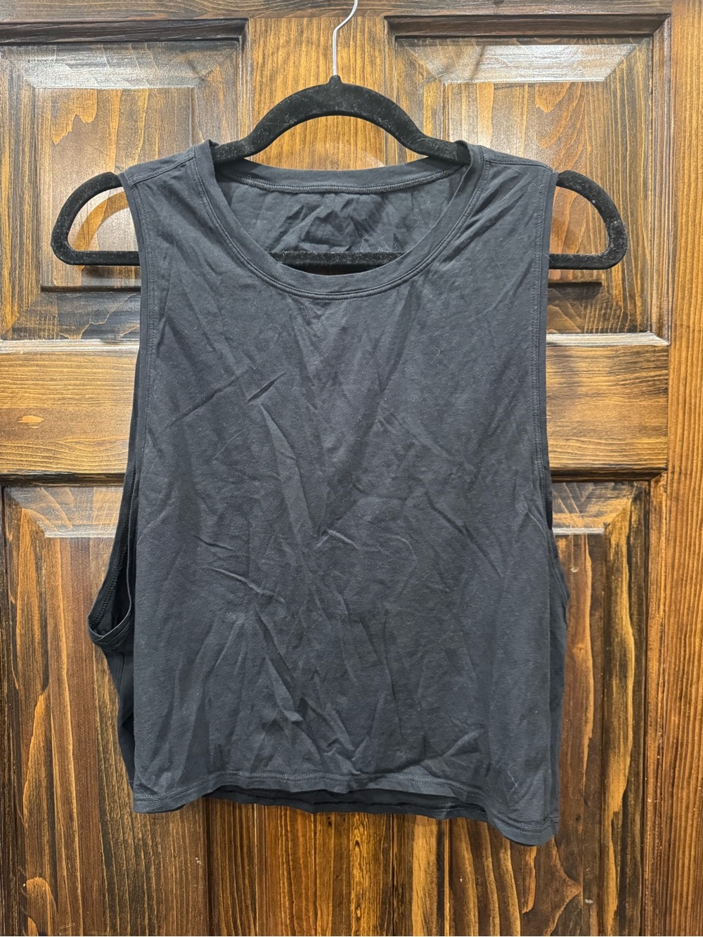 lululemon athletica Black Muscle Tank - Women's Sleeveless Top